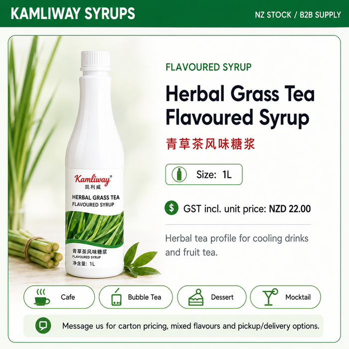 Kamliway Herbal Grass Tea Flavoured Syrup - 1 L