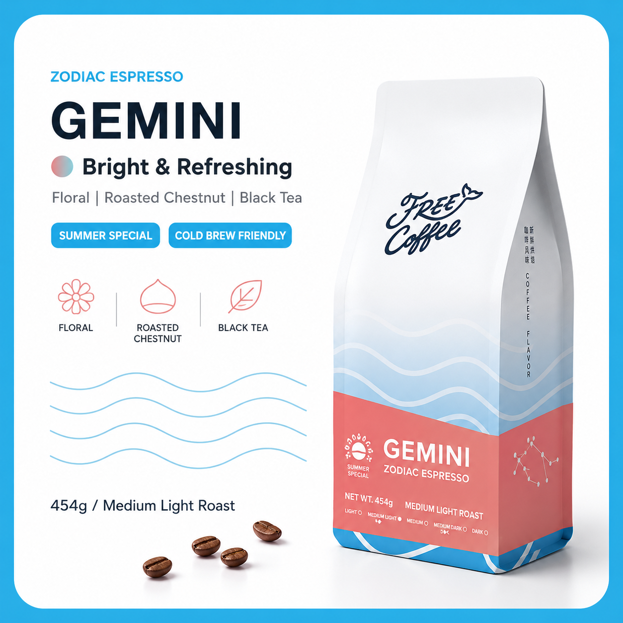 Gemini Espresso Coffee Beans
