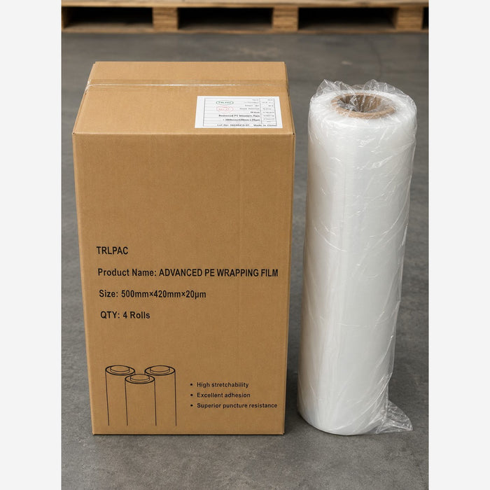 TRL Advanced Hand Stretch Film 500mm x 420m x 20mu - Clear