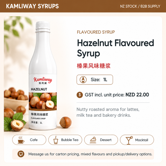 Kamliway Hazelnut Flavoured Syrup - 1 L