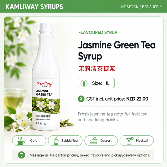 Kamliway Jasmine Green Tea Syrup - 1 L