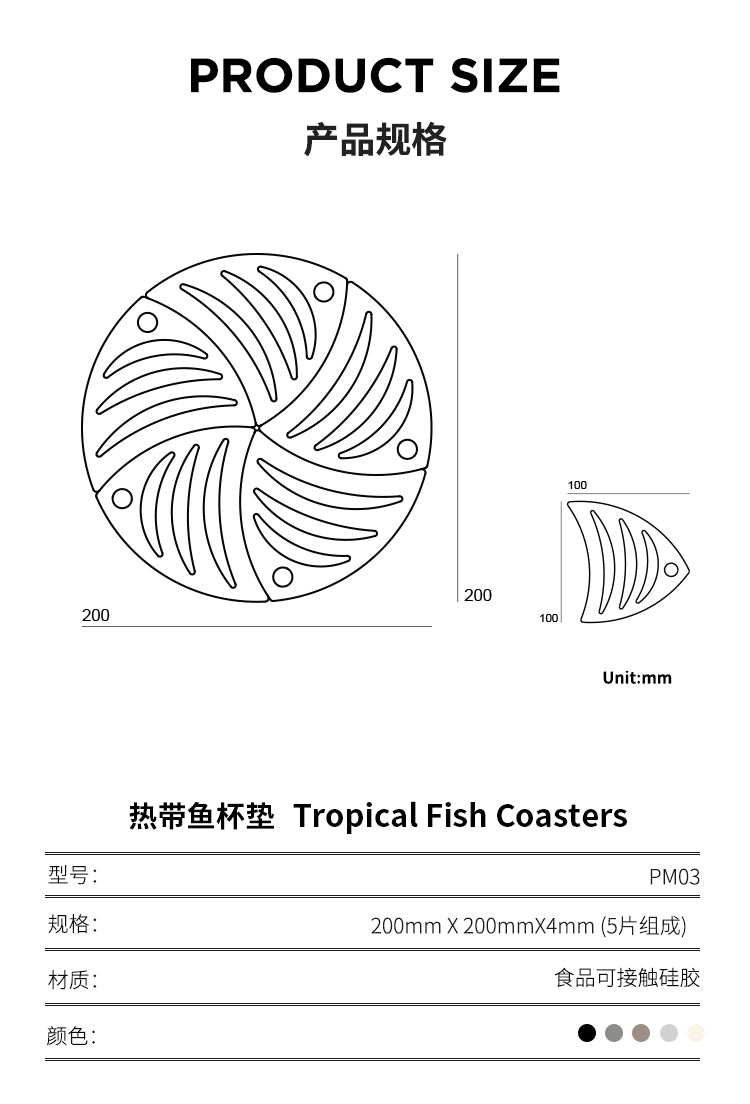 Tropical Fish Coasters