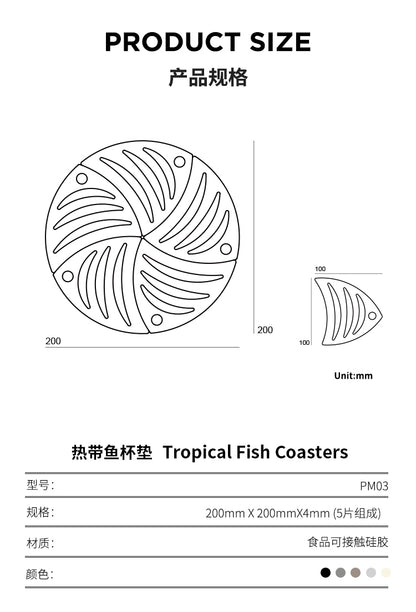 Tropical Fish Coasters