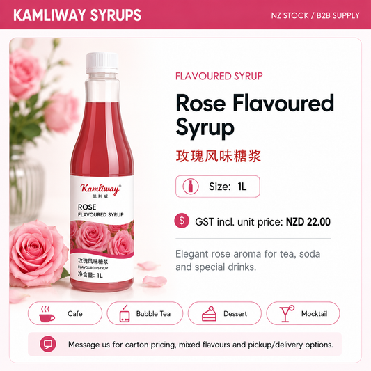 Kamliway Rose Flavoured Syrup - 1 L