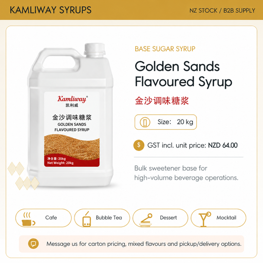 Kamliway Golden Sands Flavoured Syrup - 20 kg