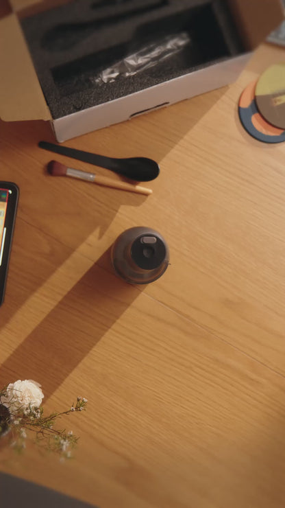 Bottle-Inspired Electric Coffee Grinder